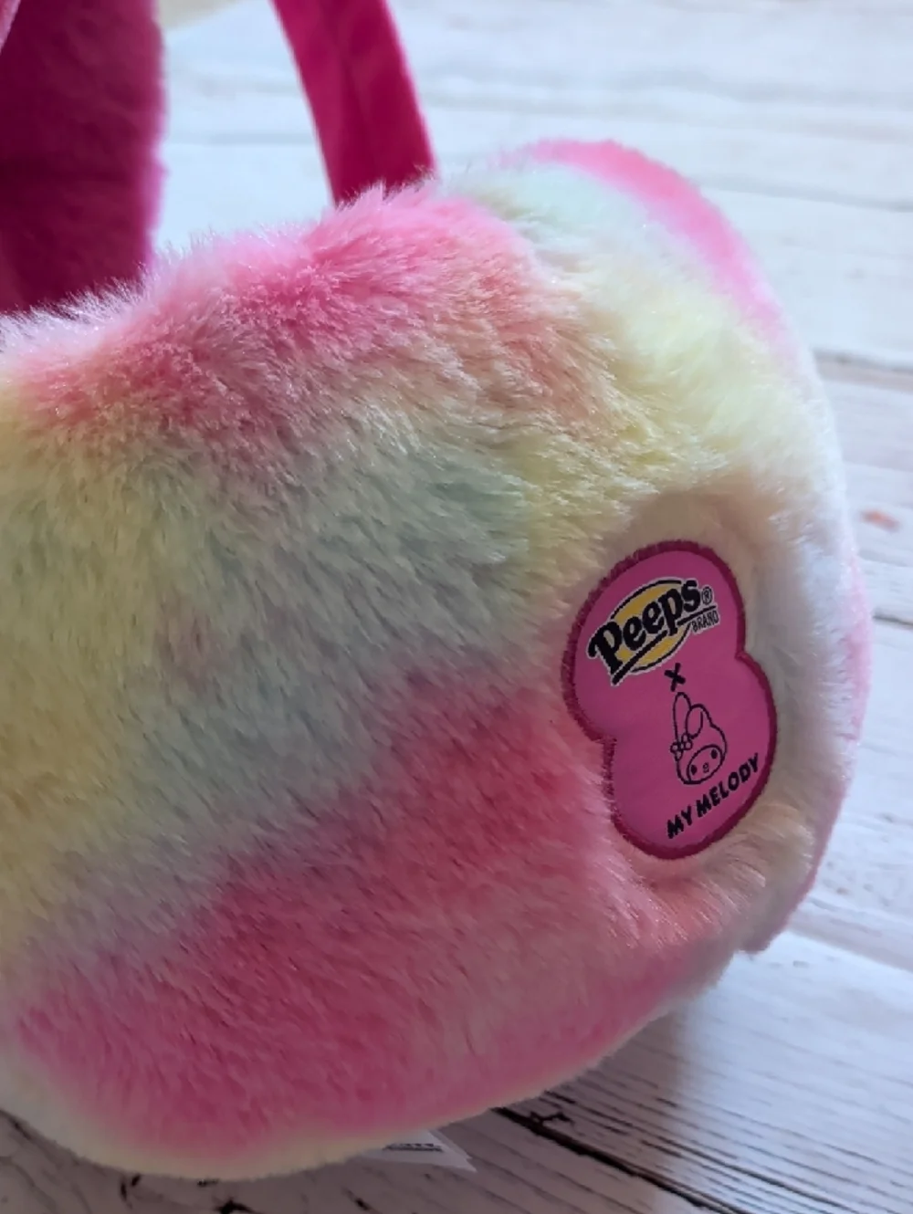 🆕 Cute Peeps x Sanrio Hello Kitty And Friends Plush Basket 💜💗